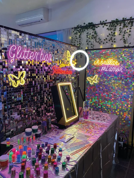 Glitter bar para bodas en córdoba